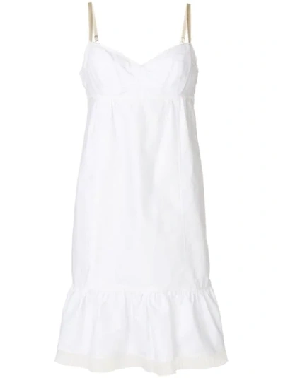 Marc Jacobs Flared Skirt Dress In White