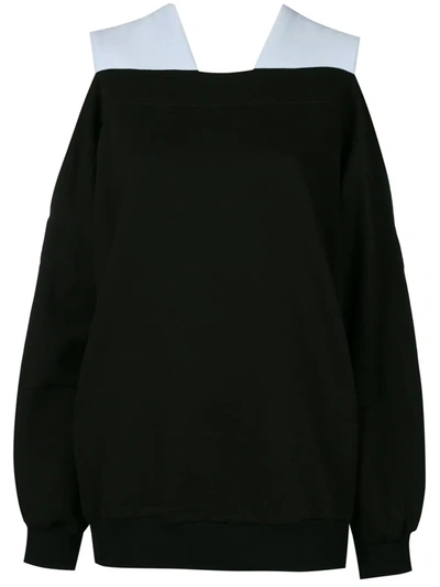 Ioana Ciolacu Oversized Knit Jumper In Black