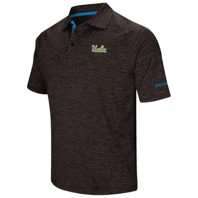 Colosseum Black Ucla Bruins Down Swing Polo