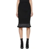 Altuzarra Gwendolyn Contrast Trim Knit Skirt In Black