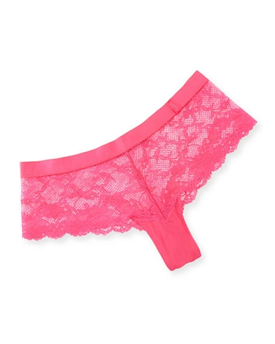 Chantelle Everyday Lace Hipster Briefs In Raspberry