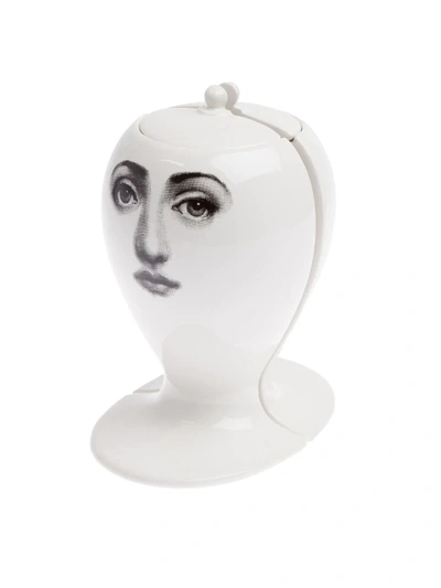 Fornasetti Double Jar In White