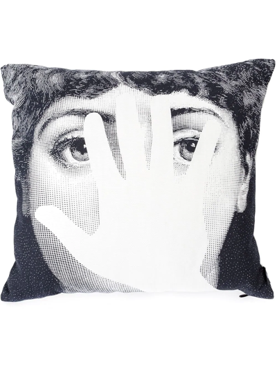 Fornasetti Mano Photograph-print Cushion In White