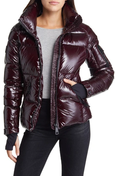 Sam Freestyle Down Jacket In Merlot