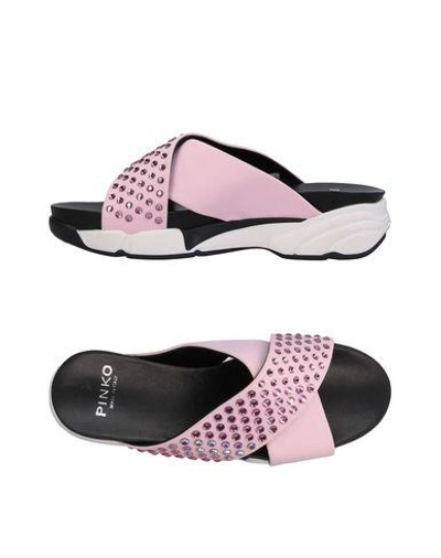 Pinko Sandals In Pink