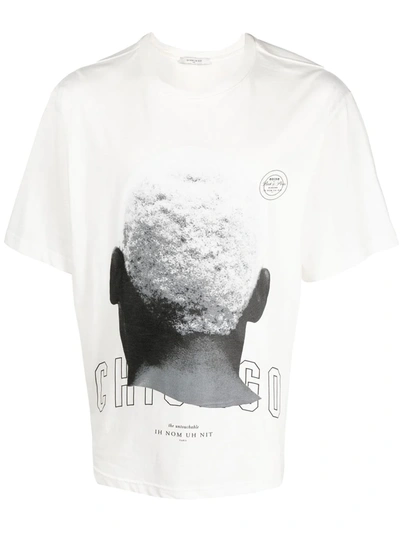 Ih Nom Uh Nit Graphic-print Crew-neck T-shirt In Bianco