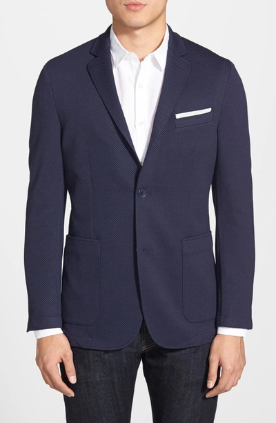 Vince Camuto Slim Fit Stretch Knit Sport Coat In Navy