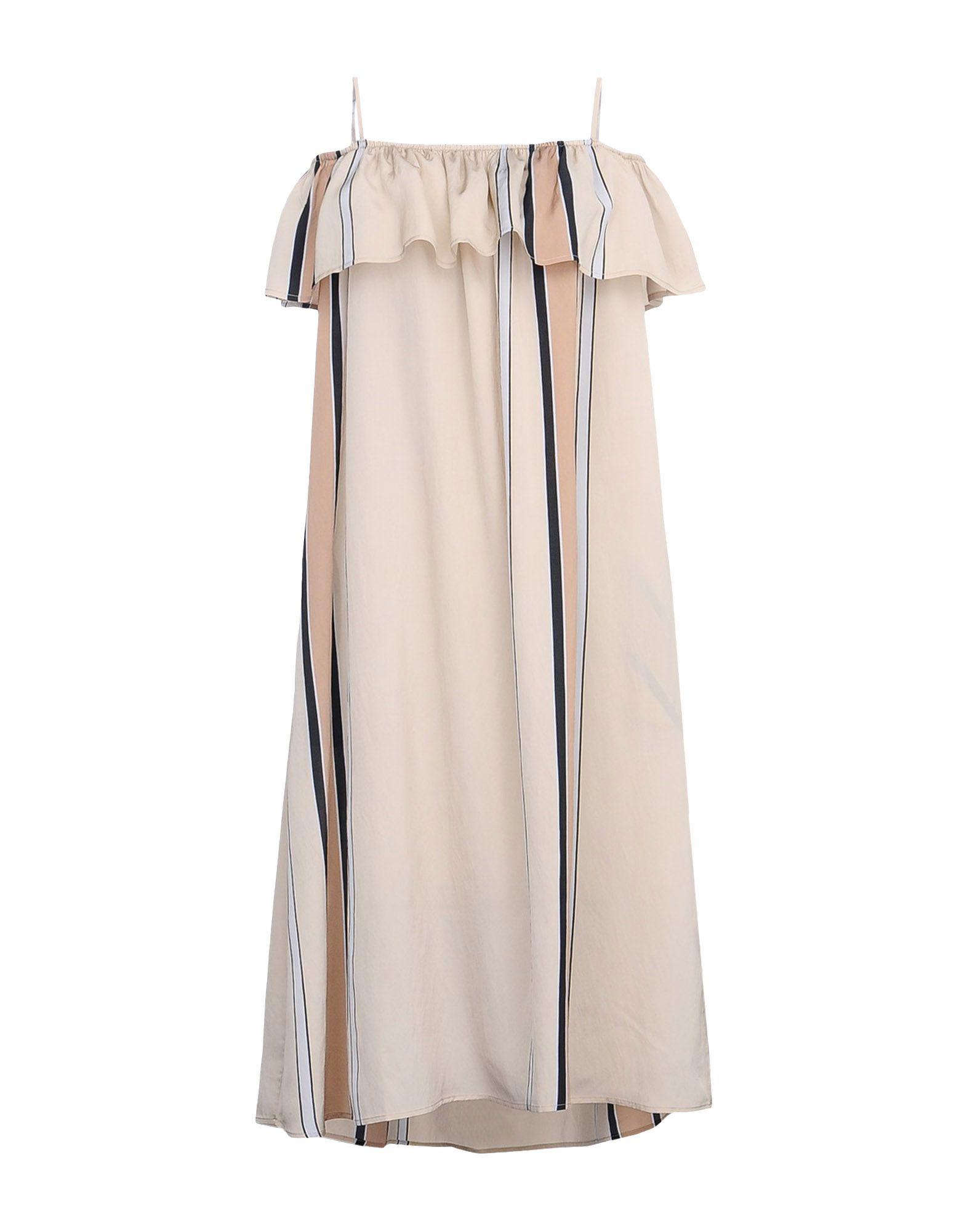 Roberto Collina Midi Dress In Beige ModeSens