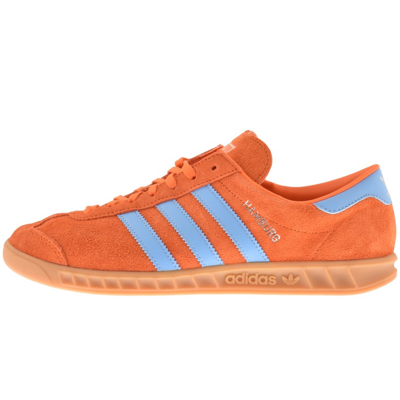 Adidas Originals Hamburg Suede Sneakers Orange |