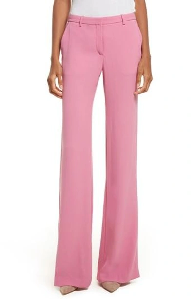 Theory Demitria Admiral Crepe Pants In Bubble Pink