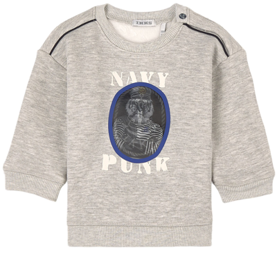 Ikks Kids' Graphic Sweatshirt Gray In Grey