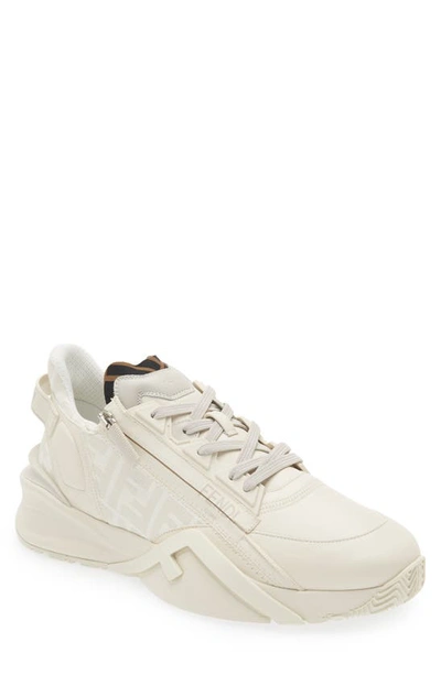 Fendi Flow Low Top Sneaker In White