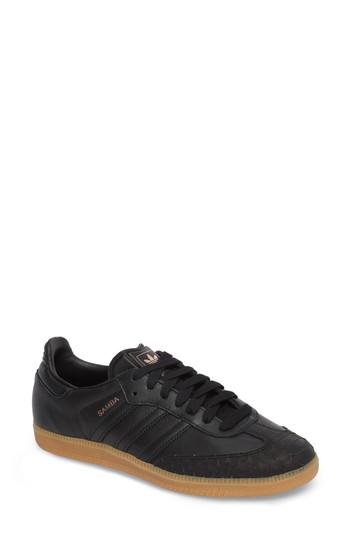 adidas samba black platform