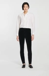 J Brand Maria High-rise Skinny In Velvet - Black In Penrose