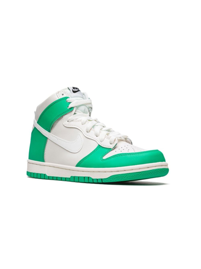 Nike Kids' Dunk High "grey Green" Sneakers In Phantom,stadium Green,black,sail