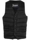 Herno Quilted Waistcoat In Black