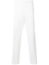 Maison Margiela Side Band Trousers In White
