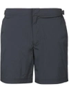 Orlebar Brown Side Buckle Swim Shorts In Grey