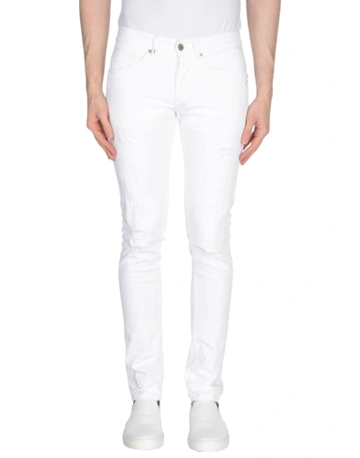 Dondup Denim Pants In White