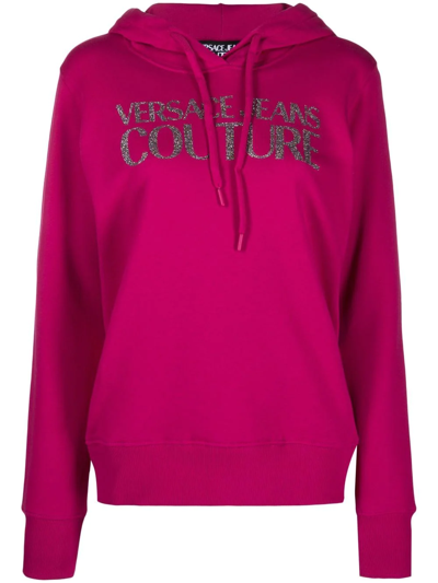 Versace Jeans Couture Versace Jeans Womens Fuchsia Cotton Sweatshirt In Fucsia