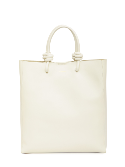 Jil Sander Tote Medium Bag In White