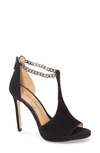 Jessica Simpson Rexa Sandal In Black Suede