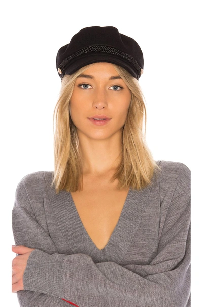 Hat Attack Emmy Wool Cap In Black
