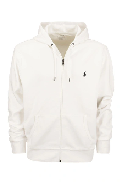 Polo Ralph Lauren Hooded Sweatshirt In White