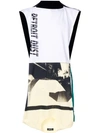 Raf Simons Detroit Dust Print Sleeveless Tee-shirt In Multicolor