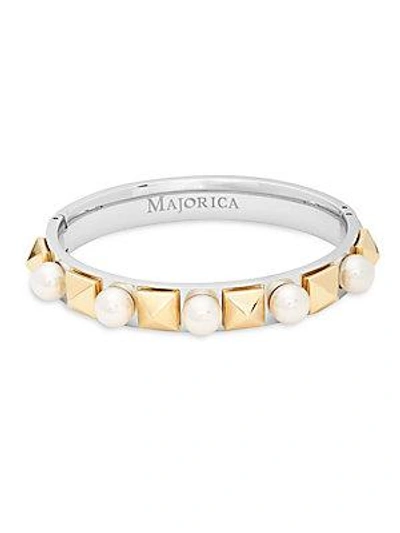 Majorica Pearl & Sterling Silver Bracelet