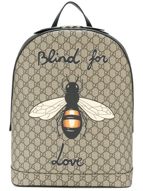 gucci bee backpack