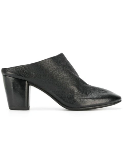 Marsèll Chunky Heel Mules In Black