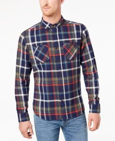 Tommy Hilfiger Men's Plaid Shirt In Peacoat