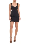 Endless Rose Cut-out Body-con Mini Dress In Black