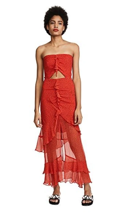 Bec & Bridge French Kiss Maxi Dress In Print