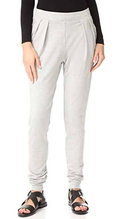 The Range Stacked Joggers In Heather Grey