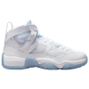 Jordan Nike Women's Jumpman Two Trey Shoes In White/blue