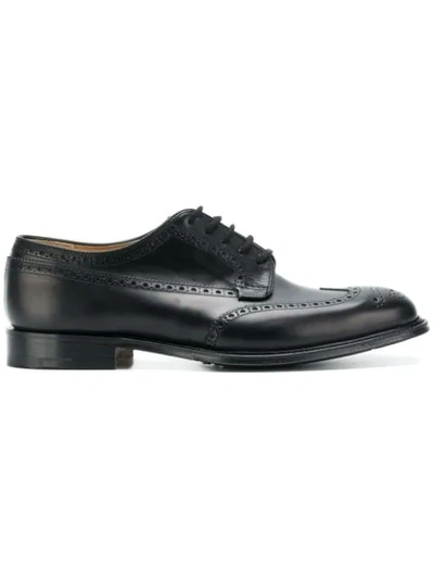 Church's Thickwood Derby Shoes In Black