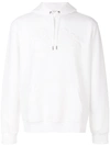 Polo Ralph Lauren Applique Logo Double-knit Hooded Sweatshirt In White