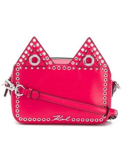 Karl Lagerfeld K/rocky Choupette Shoulder Bag In Pink