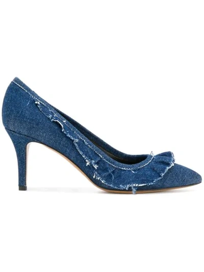 Isabel Marant Poween Pumps In Blue