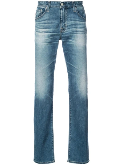 Ag The Graduate Faded Jeans In Blue