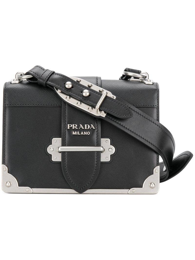 Prada Cahier Shoulder Bag | ModeSens