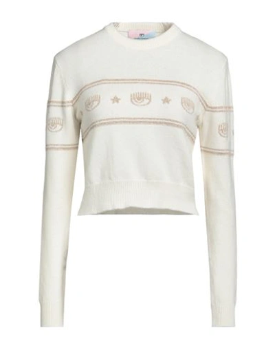 Chiara Ferragni Sweaters In White