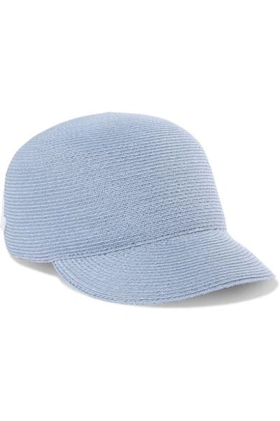 Eugenia Kim Bo Dream On Embroidered Hemp Cap In Blue