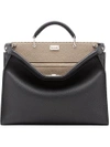 Fendi Peekaboo Fit Tote Bag - Black