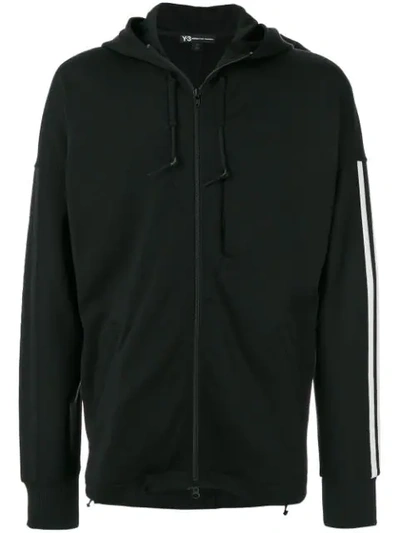 Y-3 Adidas Y3 3stp Hoodie Zip In Black