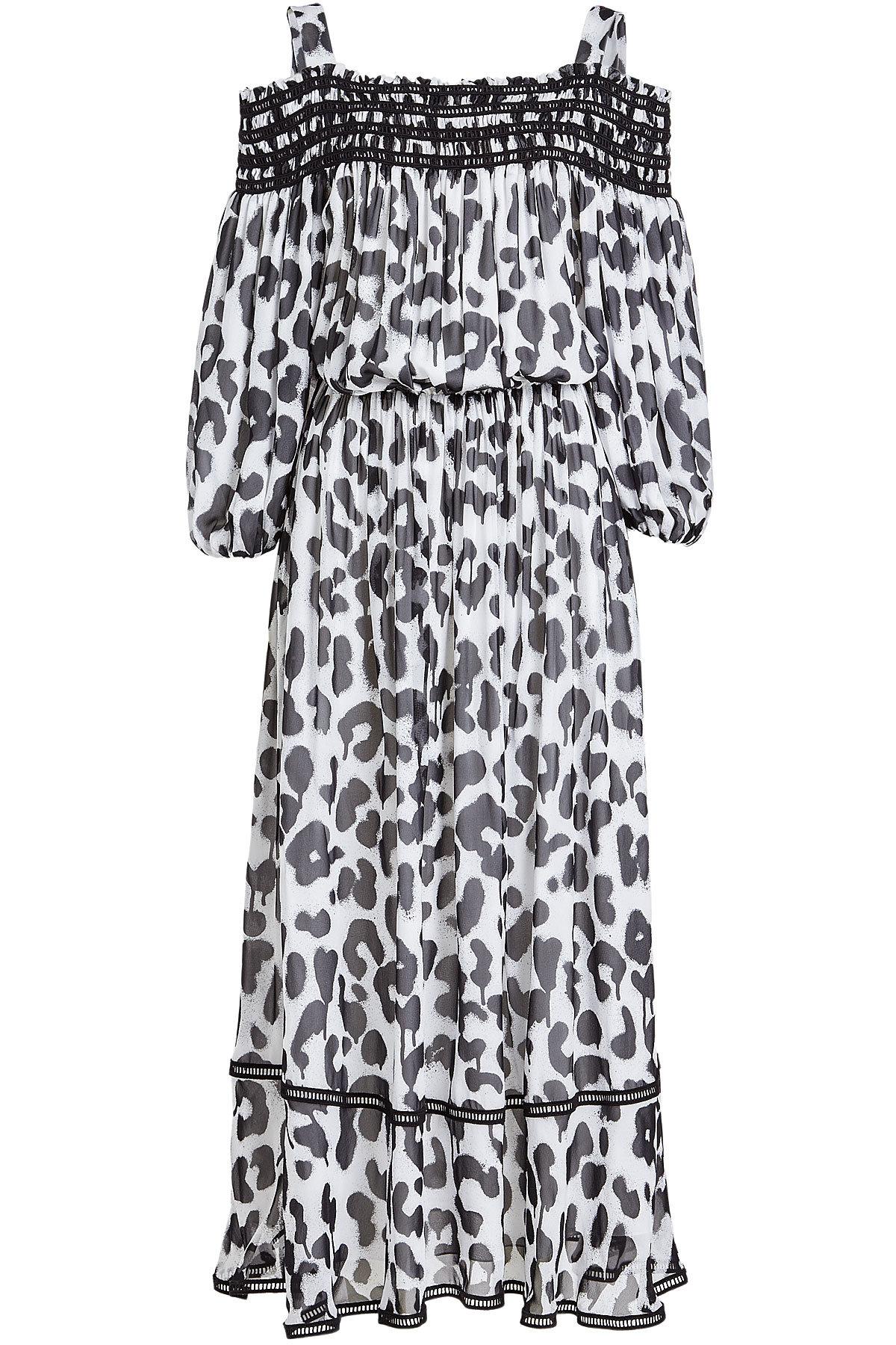 moschino leopard print dress