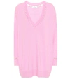 Givenchy Wool, Silk And Cashmere Sweater In Pink & Purple