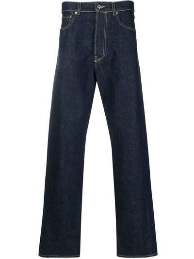 Balmain Denim Embossed-logo Slim-fit Jeans in Black for Men Save 27% Mens Clothing Jeans Slim jeans 